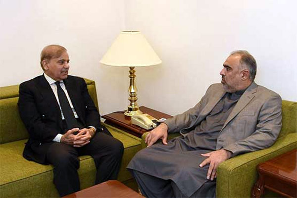 asad qaiser and shahbaz sharif