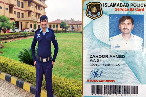 asi zahoor ahmed islamabad police