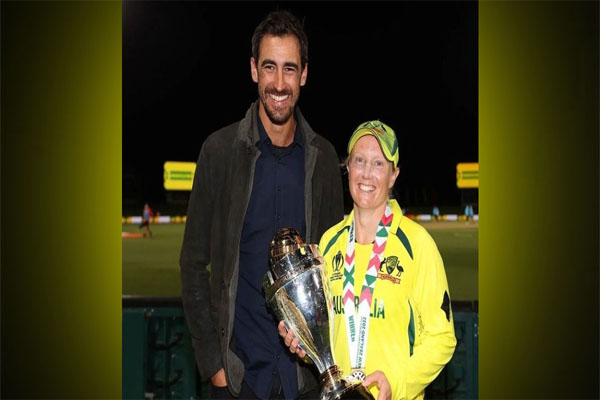 مچل اسٹارک کی اہلیہ نے پہلی پوزیشن حاصل کرلی